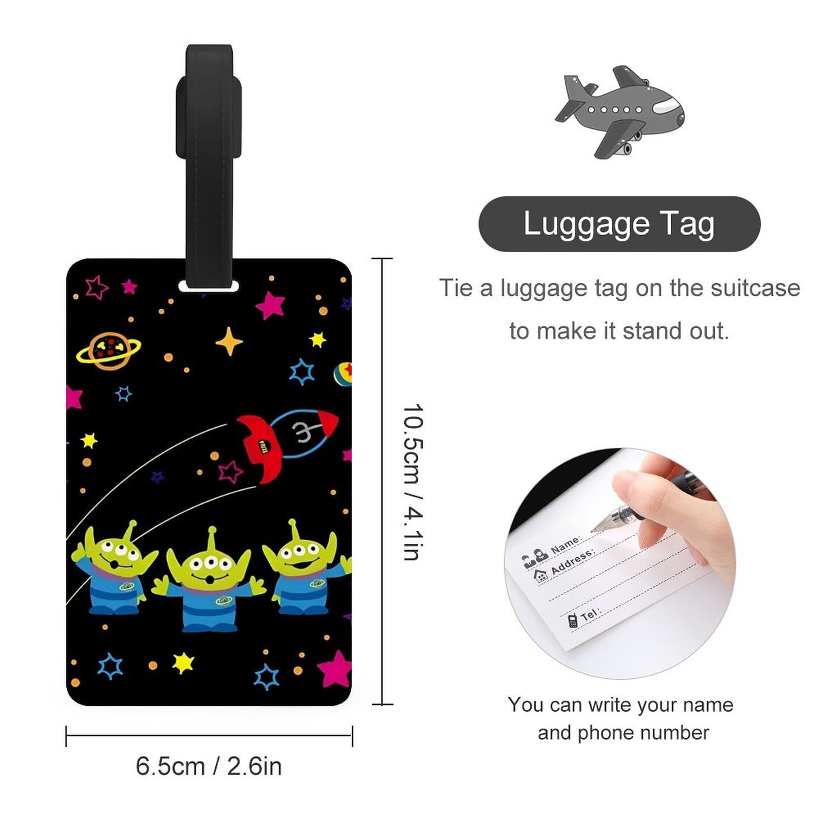 Amazon.co.jp: トイストーリー リトルグリーンメン 荷物タグ